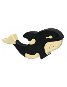 Orque - animaux de la mer - figurine en bois HOLZTIGER