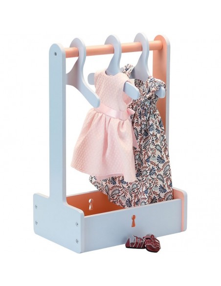 Dressing en bois pour poupée - PETITCOLLIN 3+
