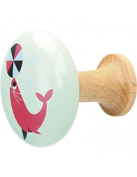 Set 2 patères otarie en bois Ingela P.Arrhénius - VILAC