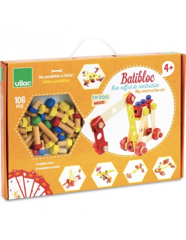 Coffret de construction Batibloc - VILAC 4+
