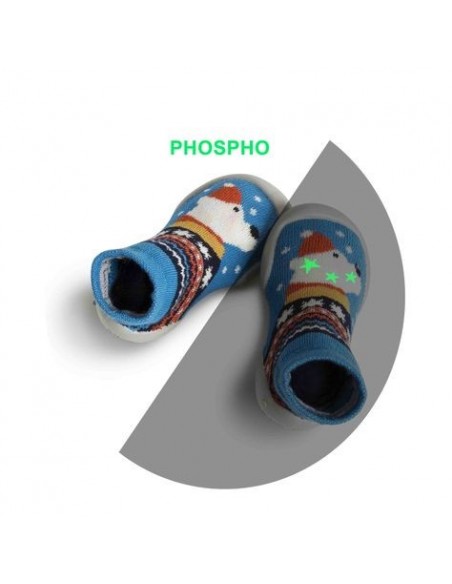 Chaussons Chaussettes enfant - Emile phospho - COLLEGIEN