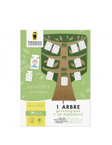 Kit créatif mon Arbre Généalogique - PIROUETTE CACAHOUETE 4+