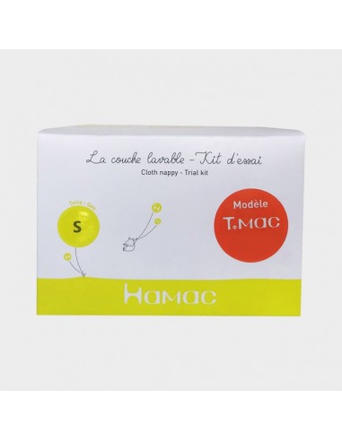 kit d'essai couche lavable séparable T.MAC microfibre - HAMAC