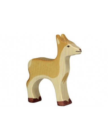 Biche - animaux de la forêt - figurine en bois HOLZTIGER