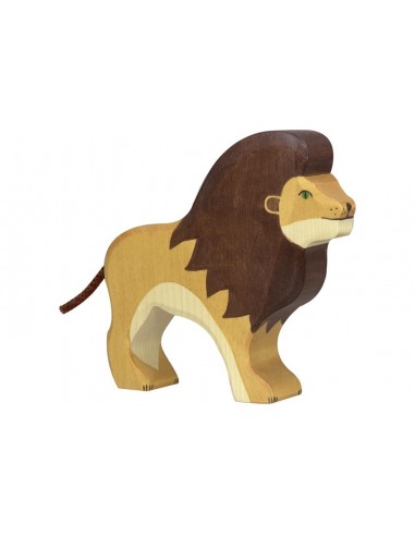 Lion - animaux de la jungle - figurine en bois HOLZTIGER