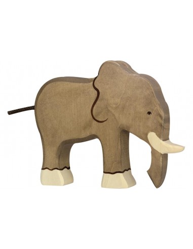 Eléphant - animaux de la jungle - figurine en bois HOLZTIGER