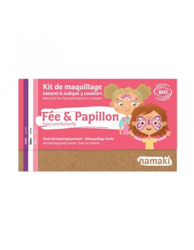 Kit de maquillage 3 couleurs Fée & Papillon - NAMAKI