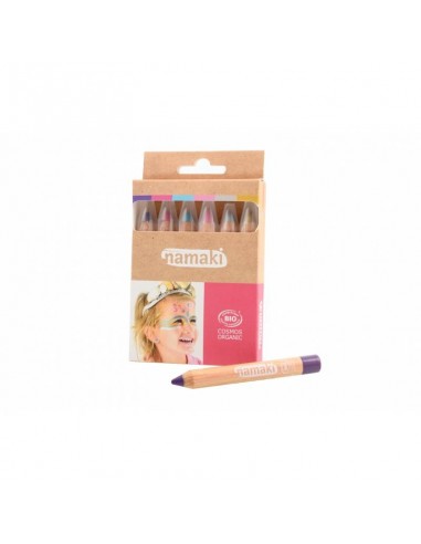 Kit de 6 crayons de maquillage Mondes enchantés - NAMAKI