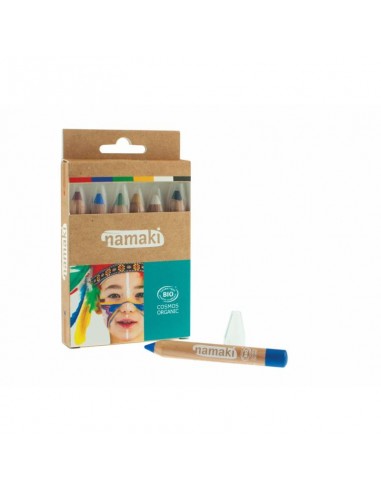 Kit de 6 crayons de maquillage Arc-en-ciel - NAMAKI