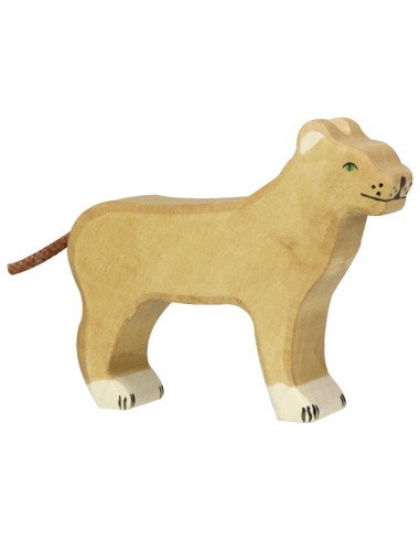 Lionne - animaux de la jungle - figurine en bois HOLZTIGER