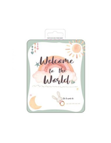 Carte à offrir « Welcome to the world » - IRREVERSIBLE