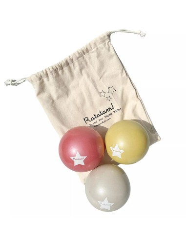 Lot de 3 ballons vintage unis - made in France - RATATAM 3+
