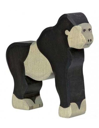 Gorille - animaux de la jungle - figurine en bois HOLZTIGER