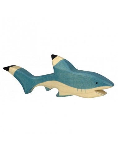 Requin - Animaux de la mer - figurine en bois HOLZTIGER