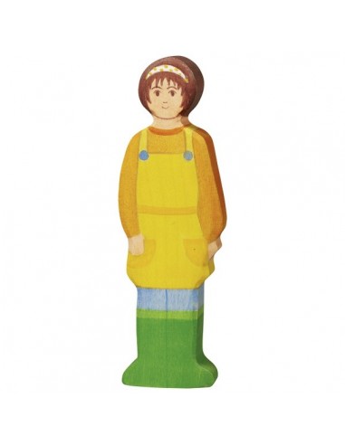 Fermière - personnage de la ferme - figurine en bois HOLZTIGER