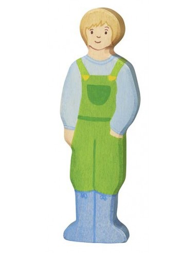 Fermier - personnage de la ferme - figurine en bois HOLZTIGER