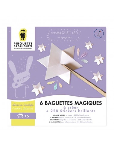 Kit créatif Mes baguettes magiques - PIROUETTE CACAHOUETE 5+