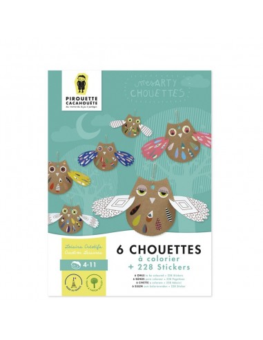 Kit créatif Mes arty chouettes - PIROUETTE CACAHOUETE 4+